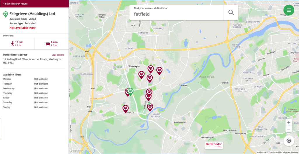 Fairgrieve's shown on The British Heart Foundations 'The Circuit' network.